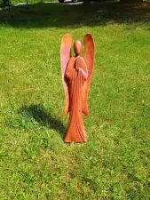 DŘEVĚNÝ ANDĚL 80 cm